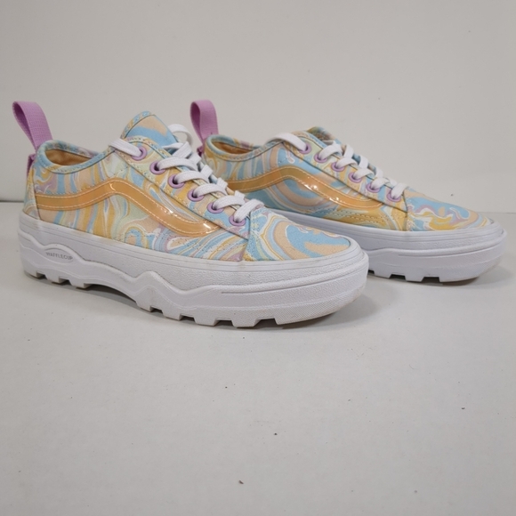 Vans Ultra Cush Women's Colorful Swirl Sneakers , Size 6.5 - Picture 1 of 7